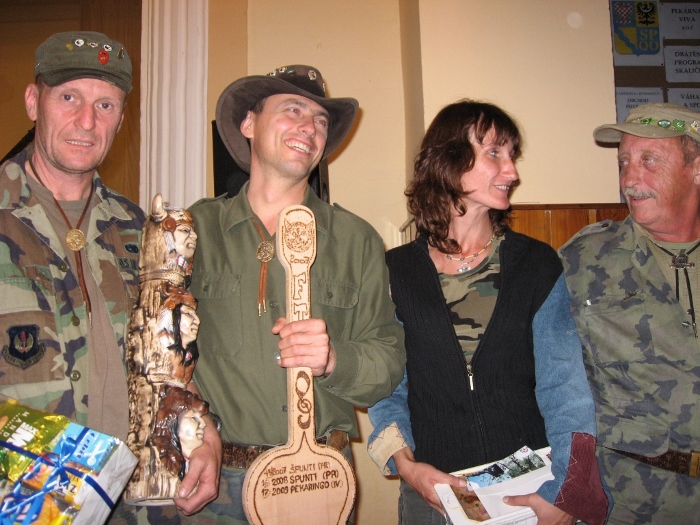 Vítězné Pekaringo na festivalu trampské písně ve Skaličce